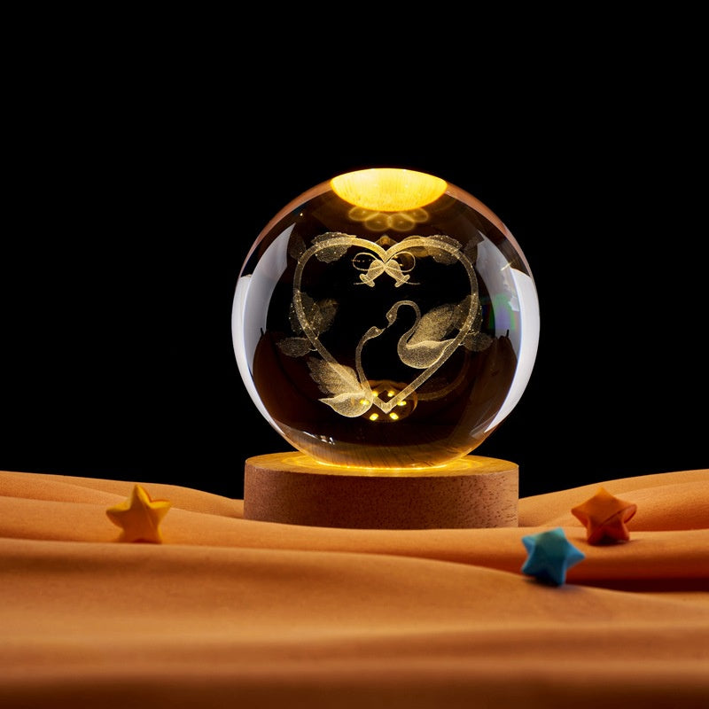 اباجورة كريستالة