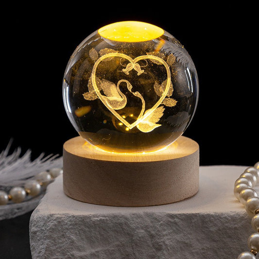 اباجورة كريستالة